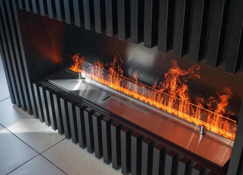 Электроочаг Schönes Feuer 3D FireLine 1000 со стальной крышкой в Йошкар-Оле